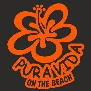 Pura Vida on the beach